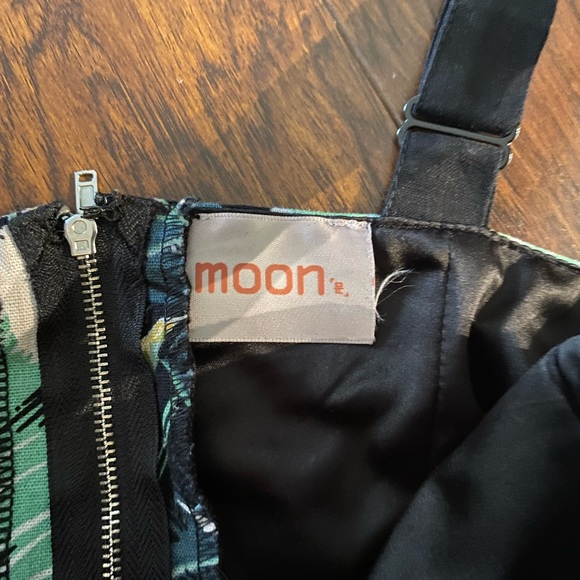 Cropped bustier top, vintage inspired print xs - Picture 4 of 6